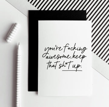 You Are Awesome Birthday Card