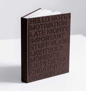 Cacao Brown + Powder Blue Undated Planner | HELLO TIME