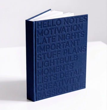 Cobalt Blue + Caramel Undated Planner | HELLO TIME