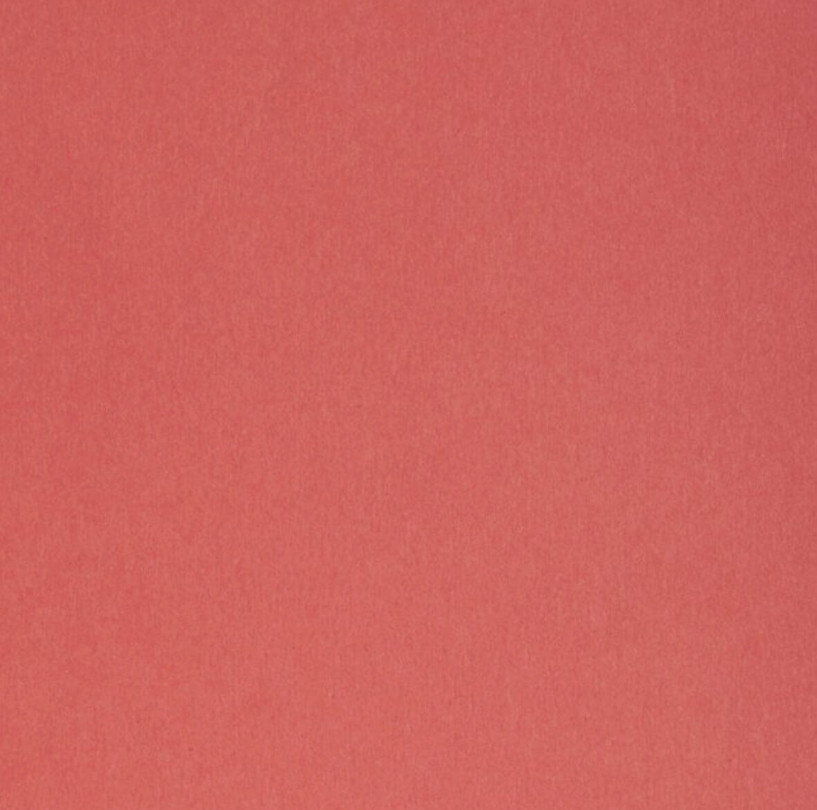 Matte coral-toned Fedrigoni Flamingo paper swatch, warm pink with flat finish