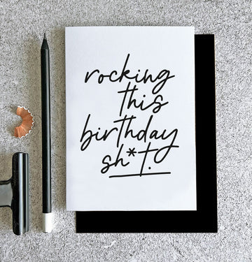 Rocking This Birthday Card