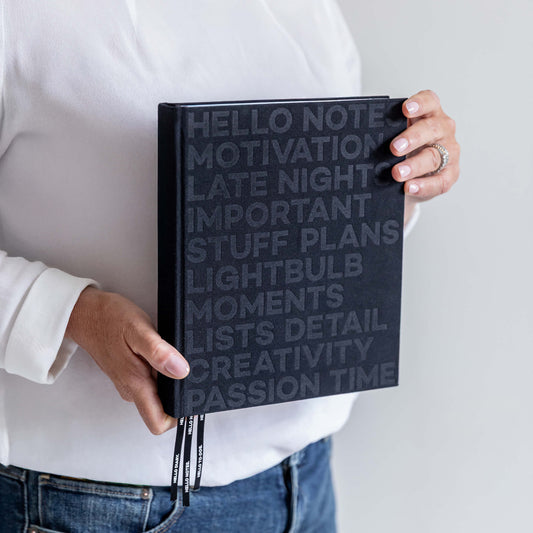 Classic Black Undated Planner | HELLO TIME