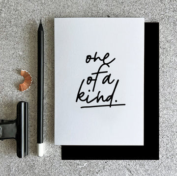One of a Kind Birthday Card