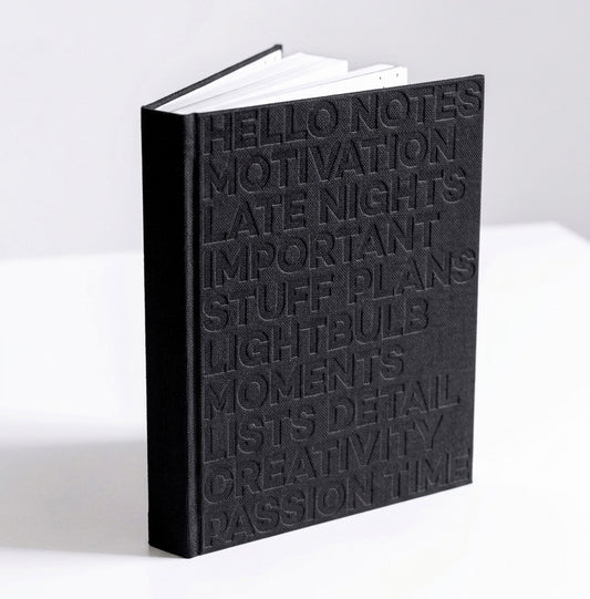 Classic Ebony Undated Planner | HELLO TIME