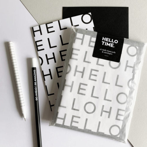 hello notecards pack