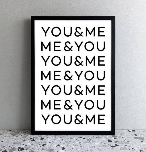HT_Prints Graphic You&Me